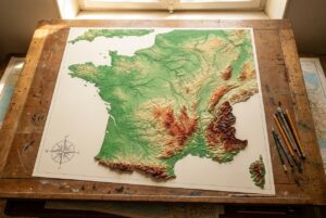 Carte de France en relief, le guide pour bien choisir