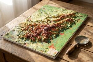 Les Vosges en relief, un massif à toucher